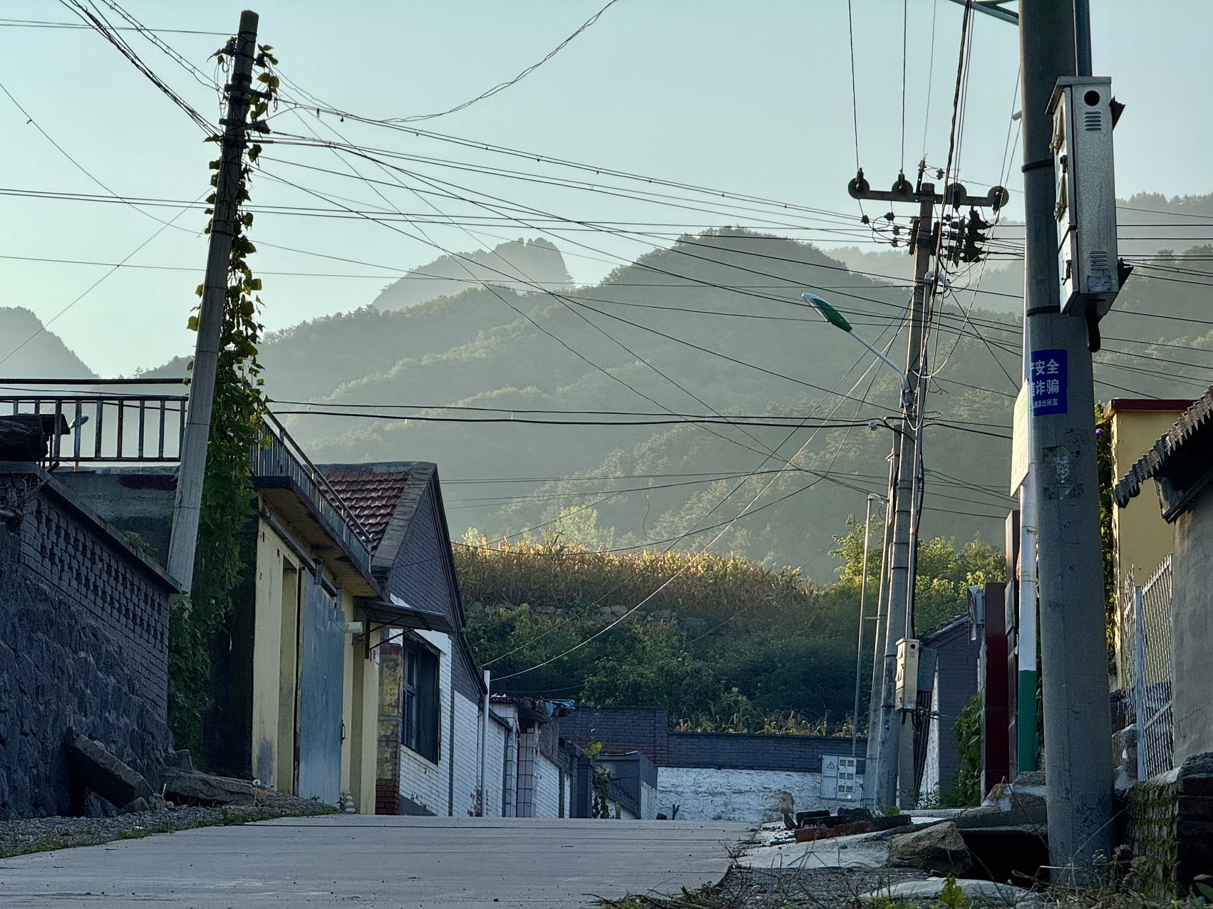 Quiet Morning in the Village